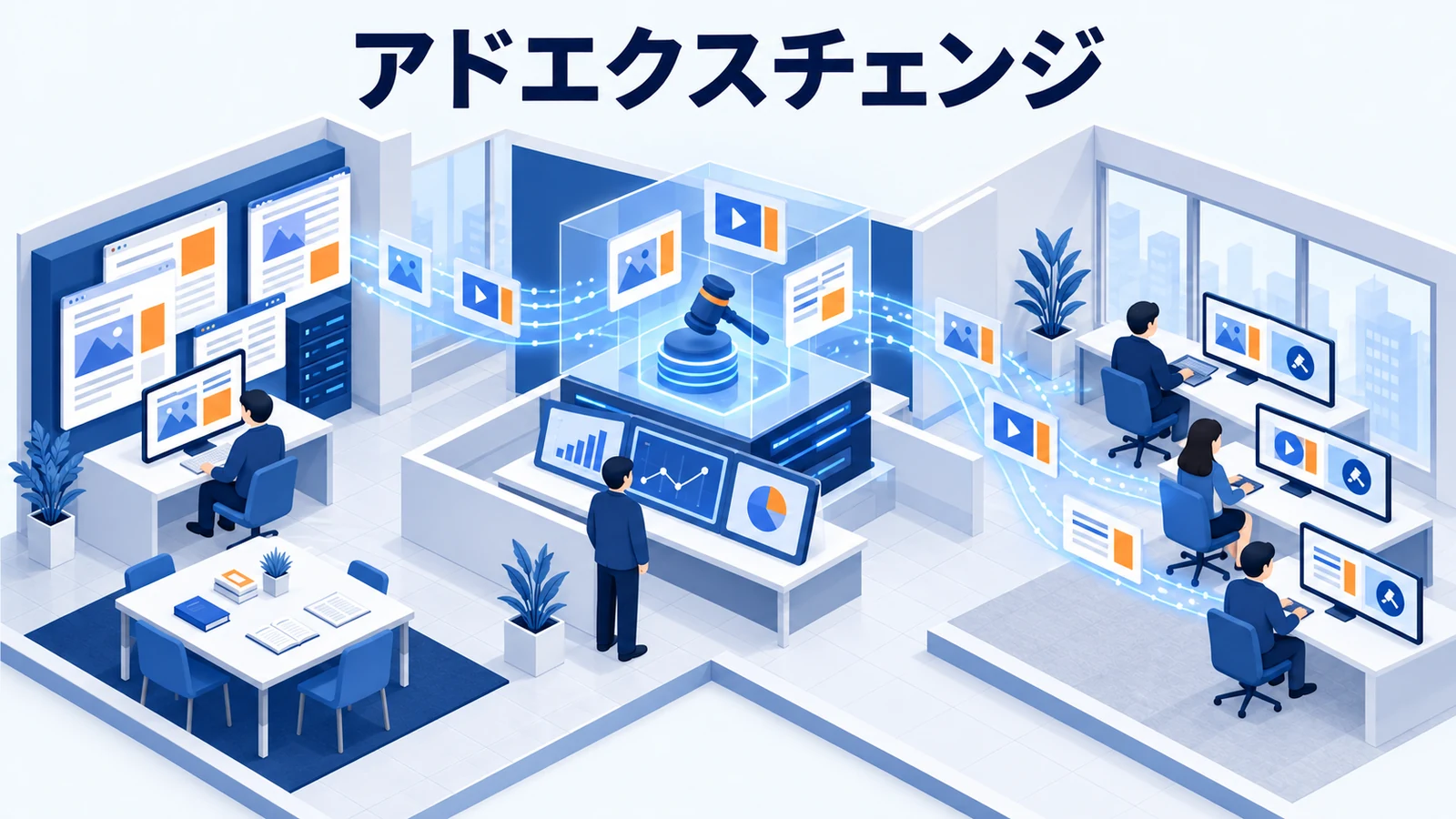 アドエクスチェンジとは？DSP・SSP・RTBとの違いと広告主の確認項目のアイキャッチ画像
