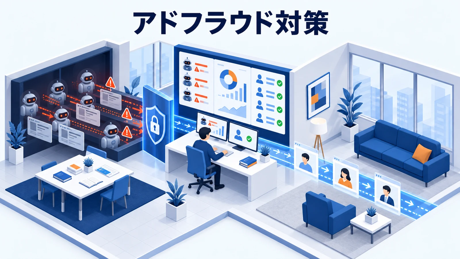 アドフラウドとは？広告主が確認すべき不正の種類・検知・対策のアイキャッチ画像