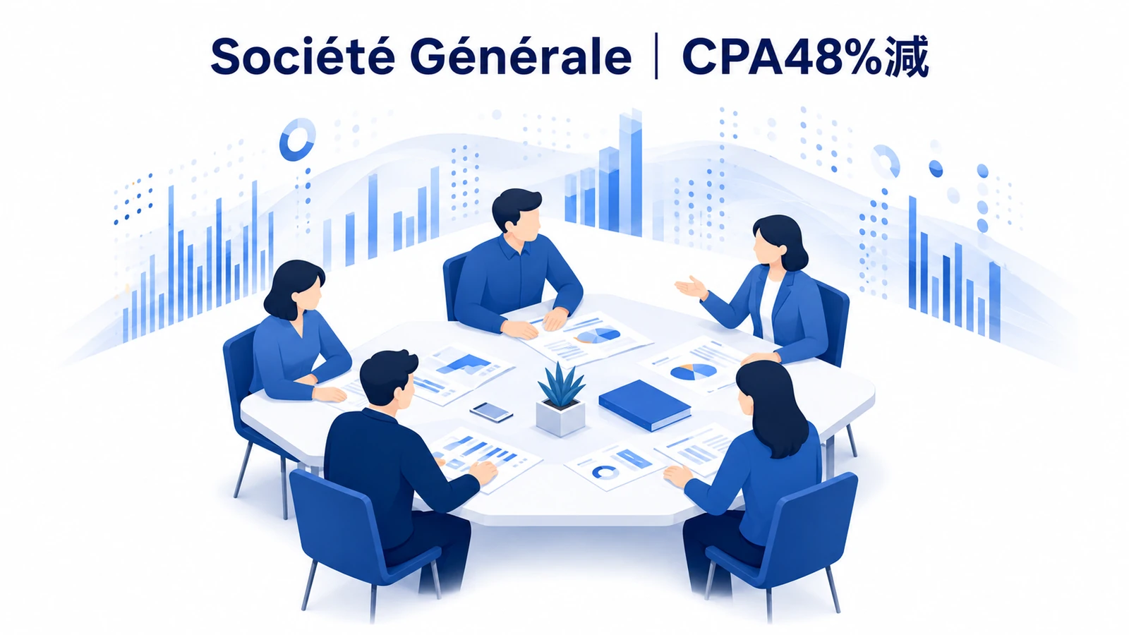 Société Générale|検索外の再接触でCPA48%減のアドネットワーク広告成功事例