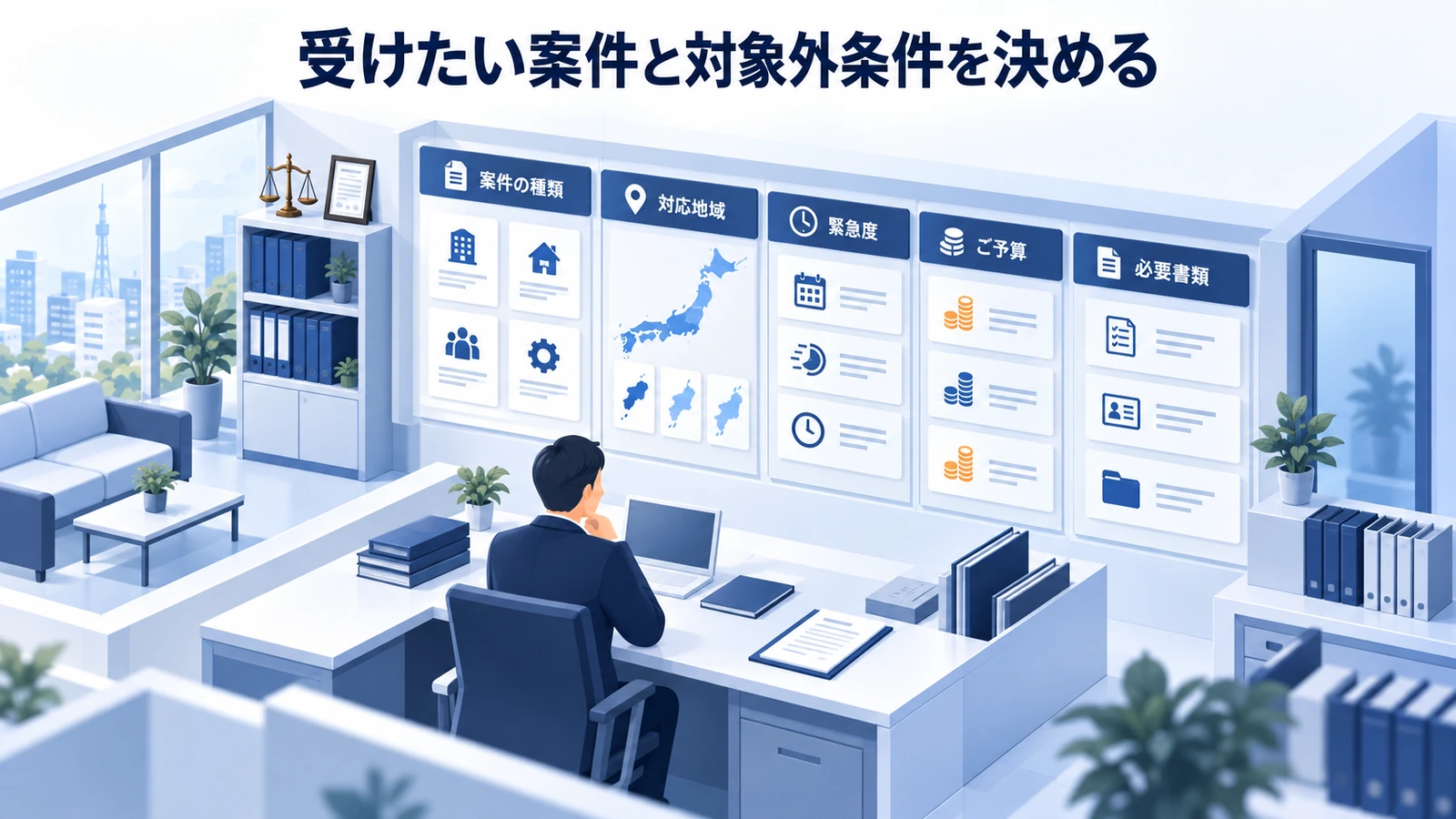 「受けたい案件と対象外条件を決める」を整理したImage 2.0図解