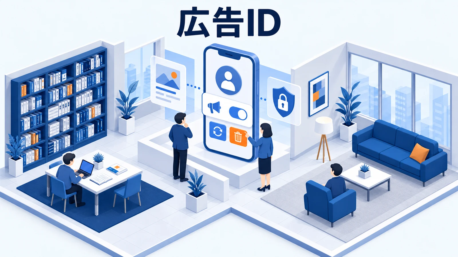 広告IDとは？AAID・IDFAとCookieの違い、リタゲへの影響を解説のアイキャッチ画像