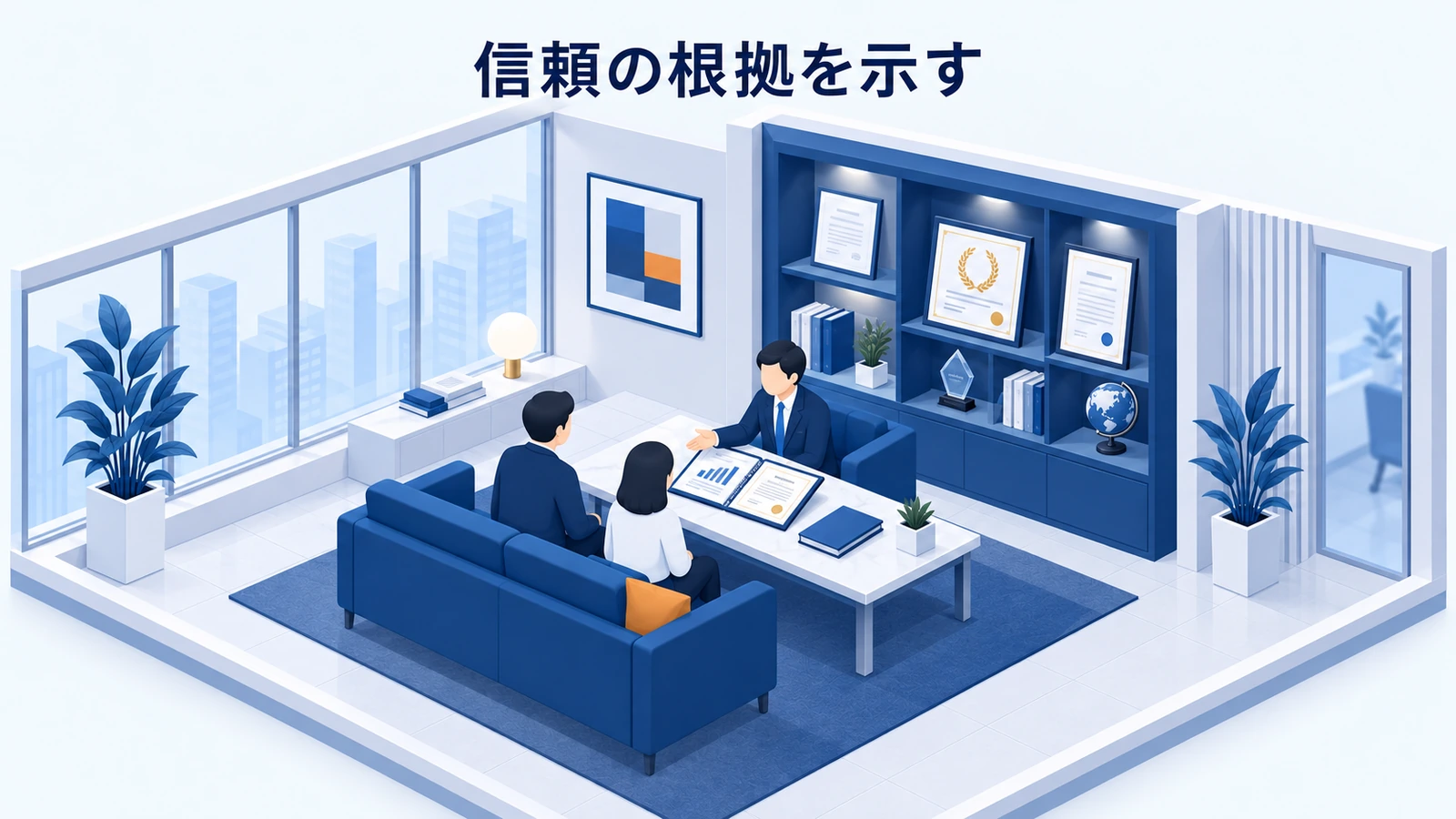 信頼の根拠を示す