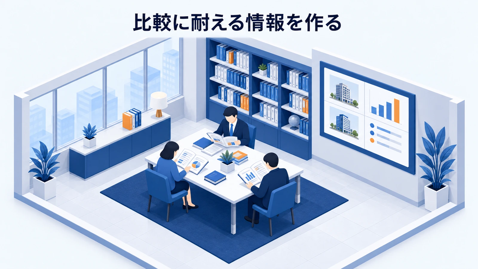 比較に耐える情報を作る