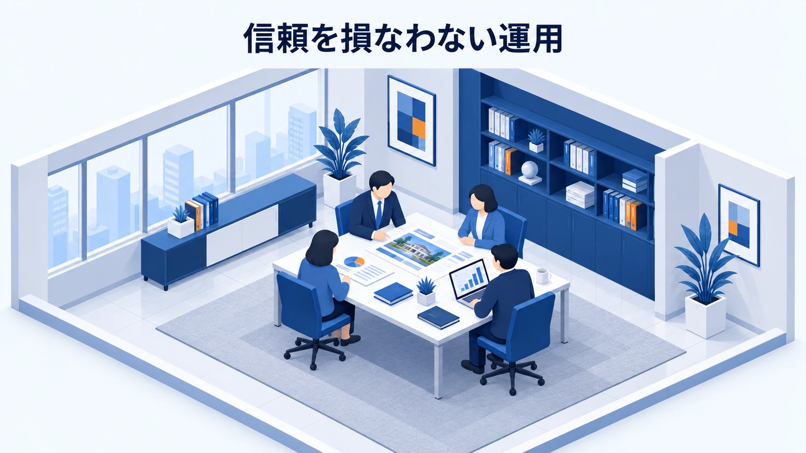 信頼を損なわない運用