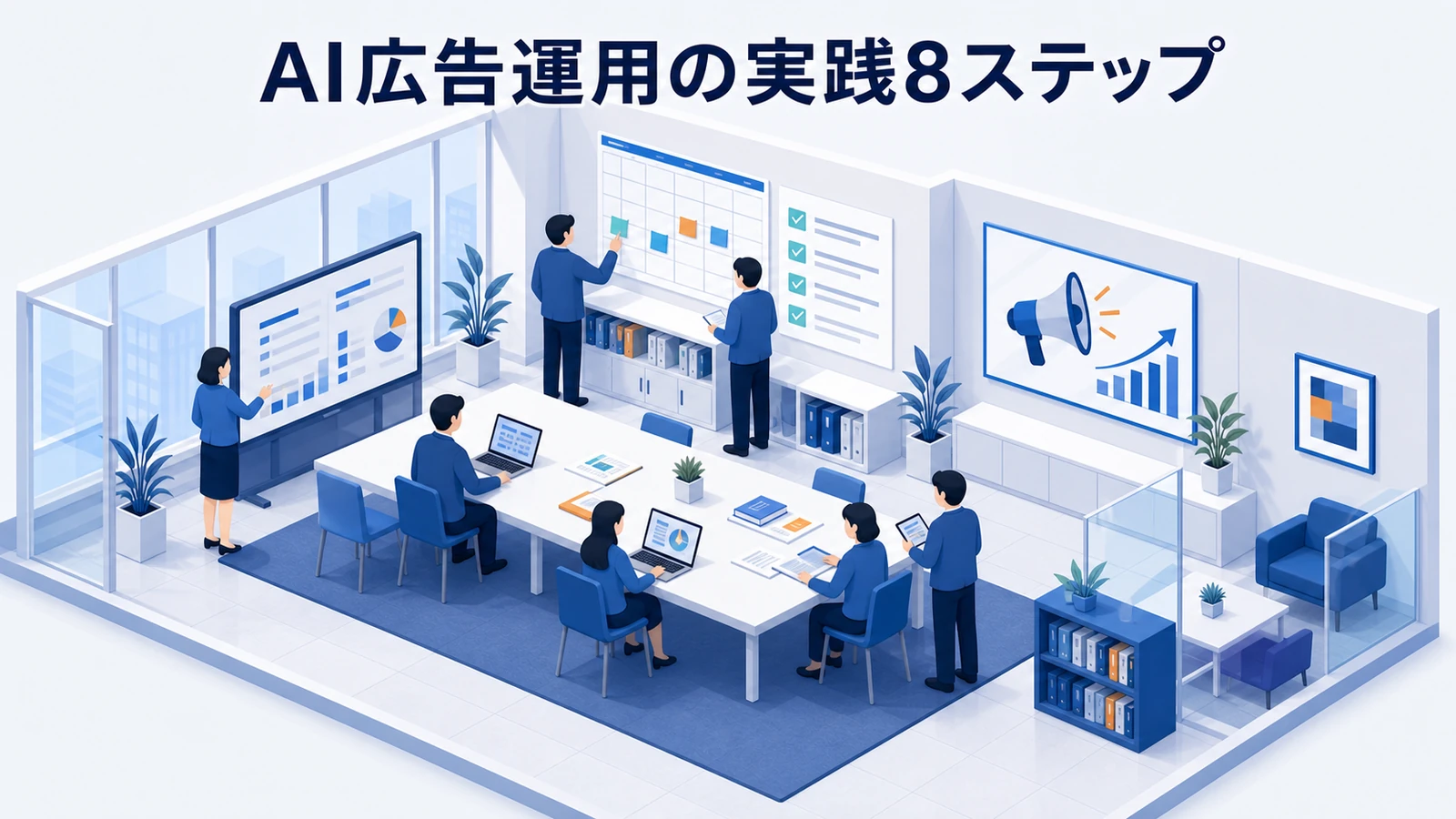 AI広告運用の実践8ステップを示すWeb広告運用