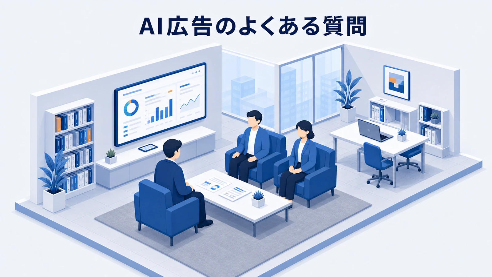 AI広告のよくある質問を示すWeb広告運用