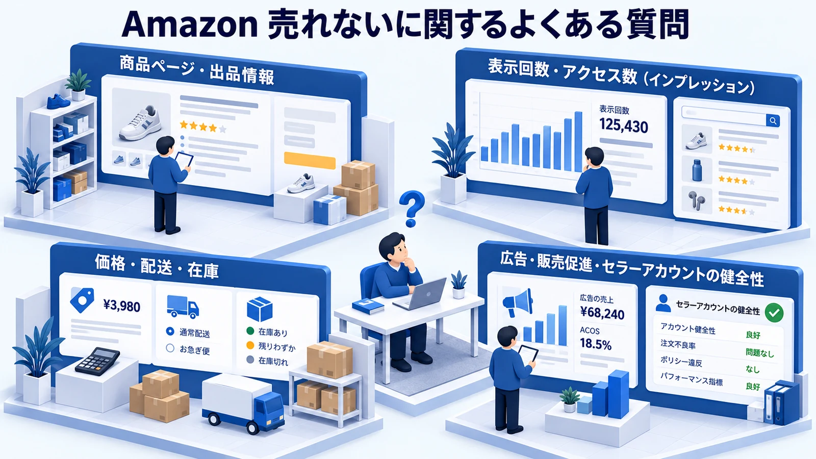 Amazon 売れないの疑問を整理するImage 2.0図解