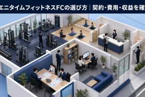 エニタイムフィットネスFCの選び方|契約・費用・収益を確認