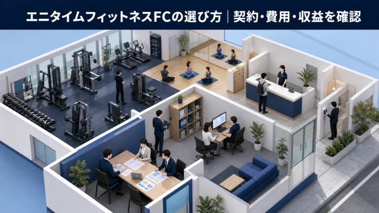 エニタイムフィットネスFCの選び方|契約・費用・収益を確認