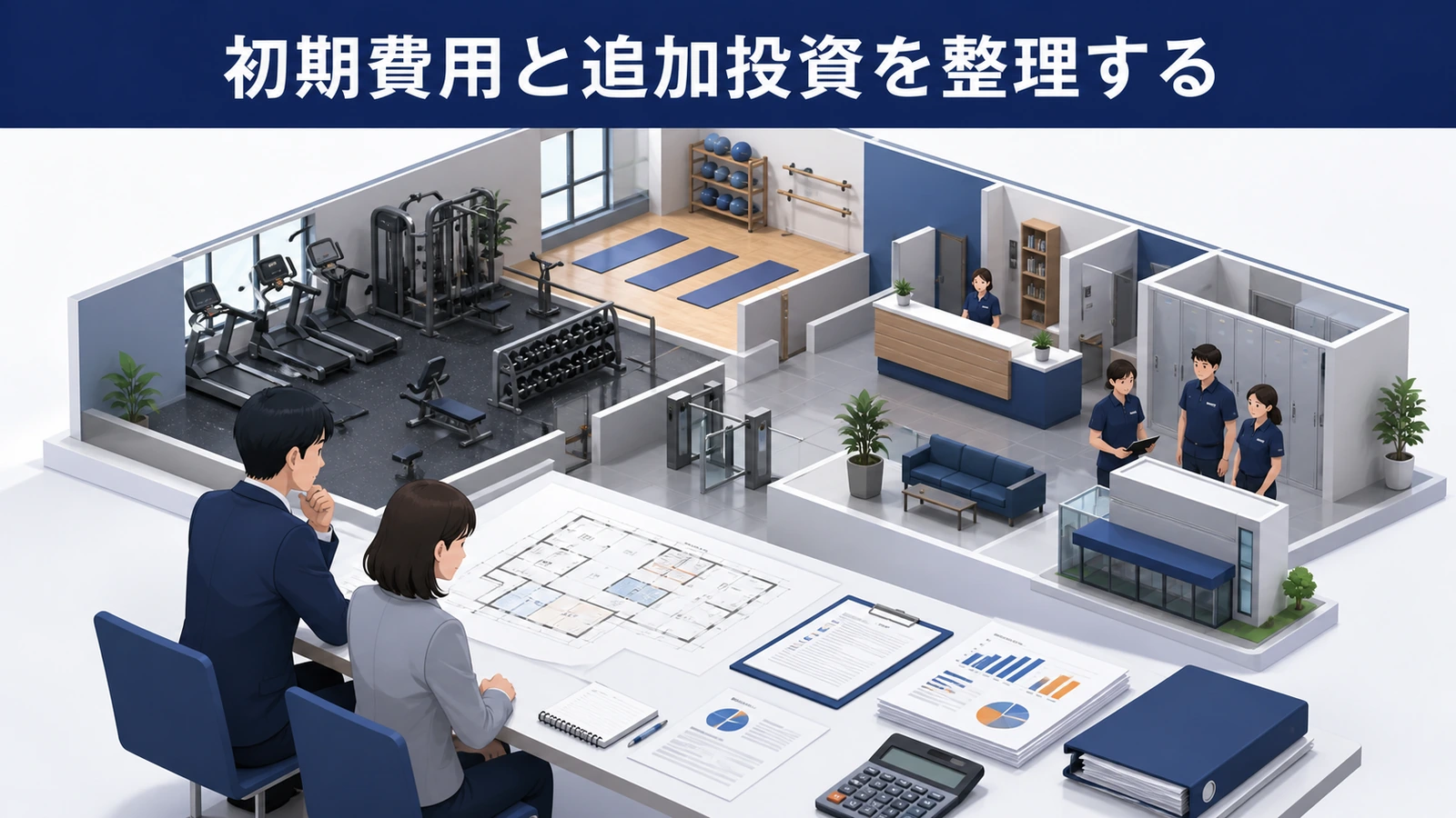 初期費用と追加投資を整理する