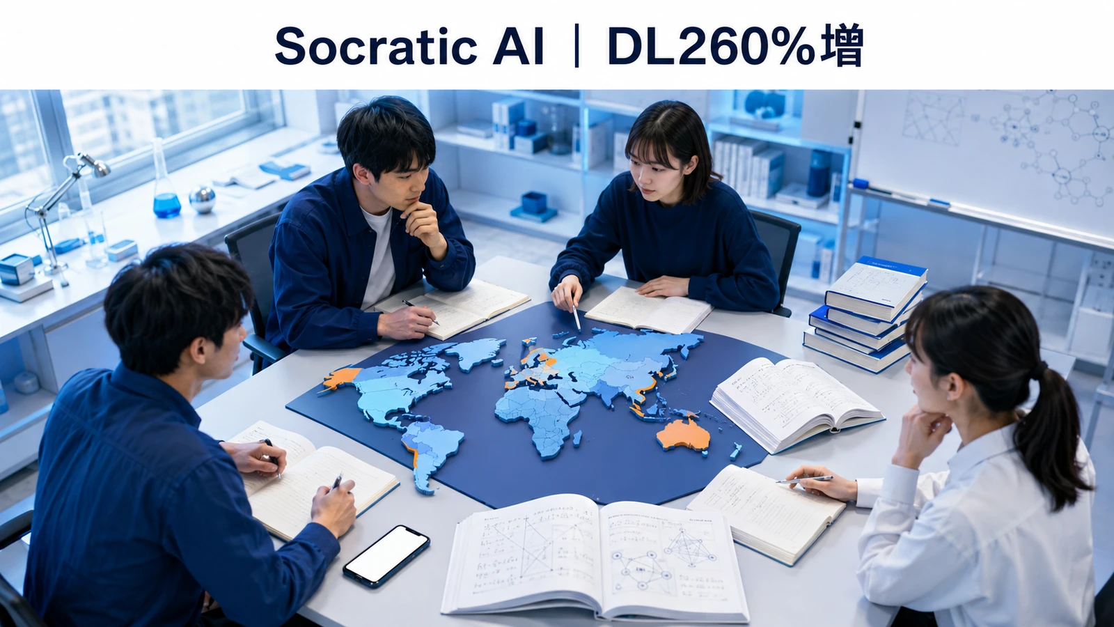 Socratic AI｜地域別の検証でダウンロード260％増のアプリ広告成功事例
