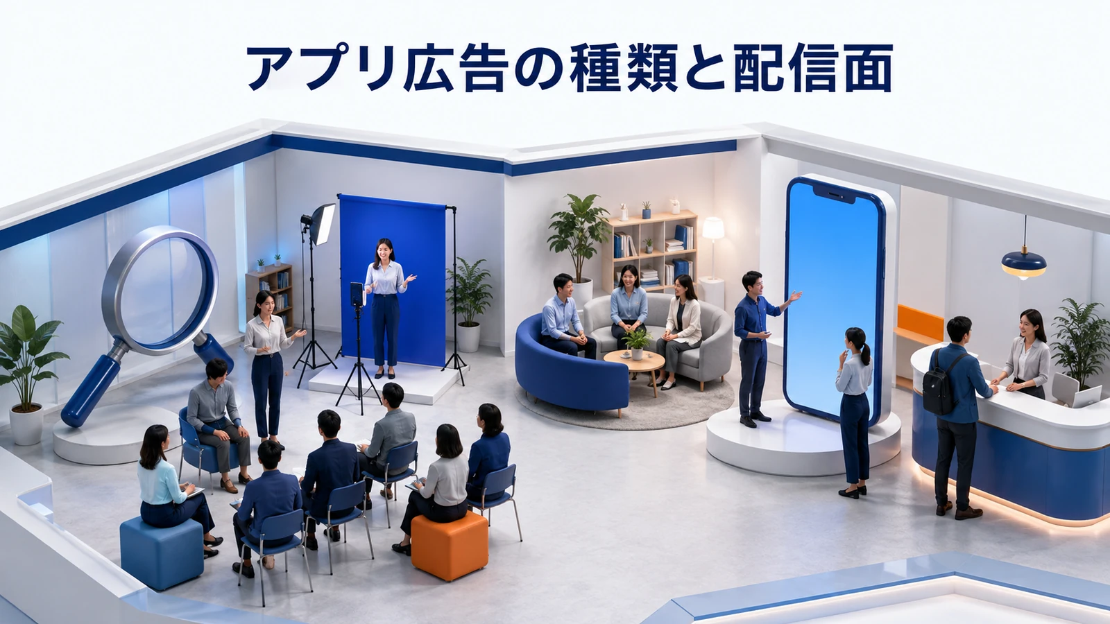 アプリ広告の種類と配信面