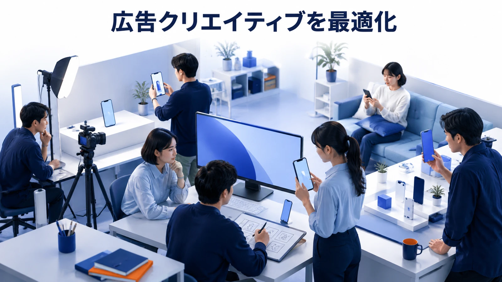 広告クリエイティブを最適化する