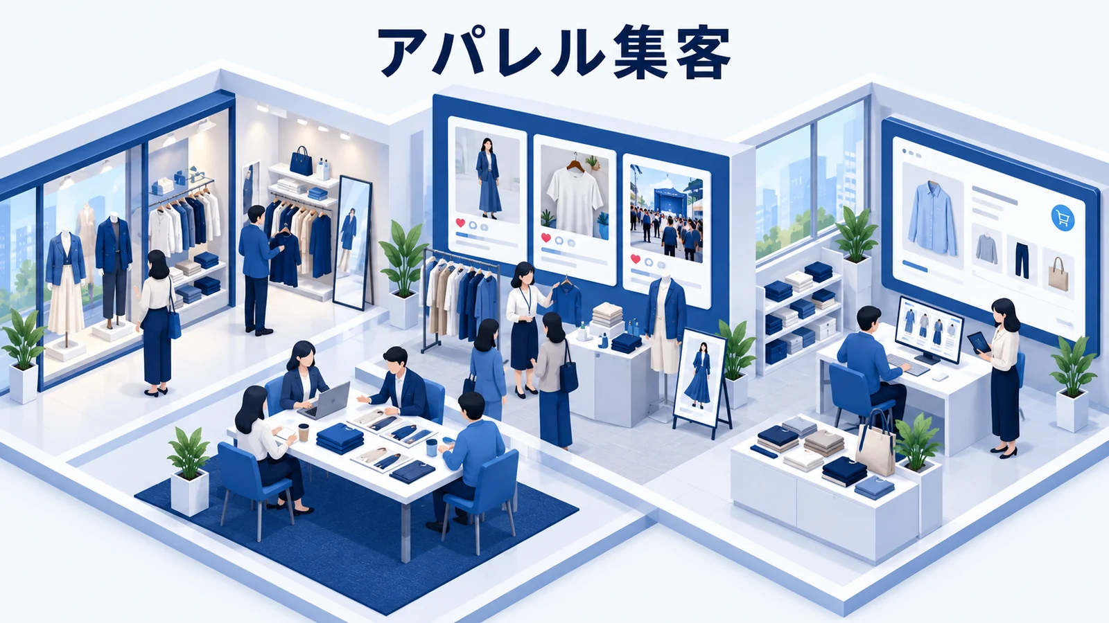 アパレル集客を整理するImage 2.0図解