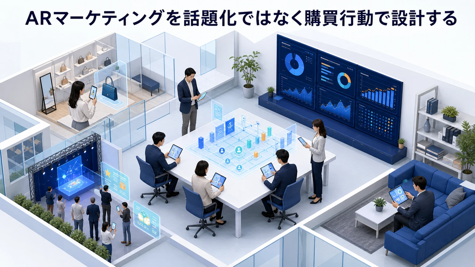 ARマーケティングを話題化ではなく購買行動で設計するを示すWeb広告運用