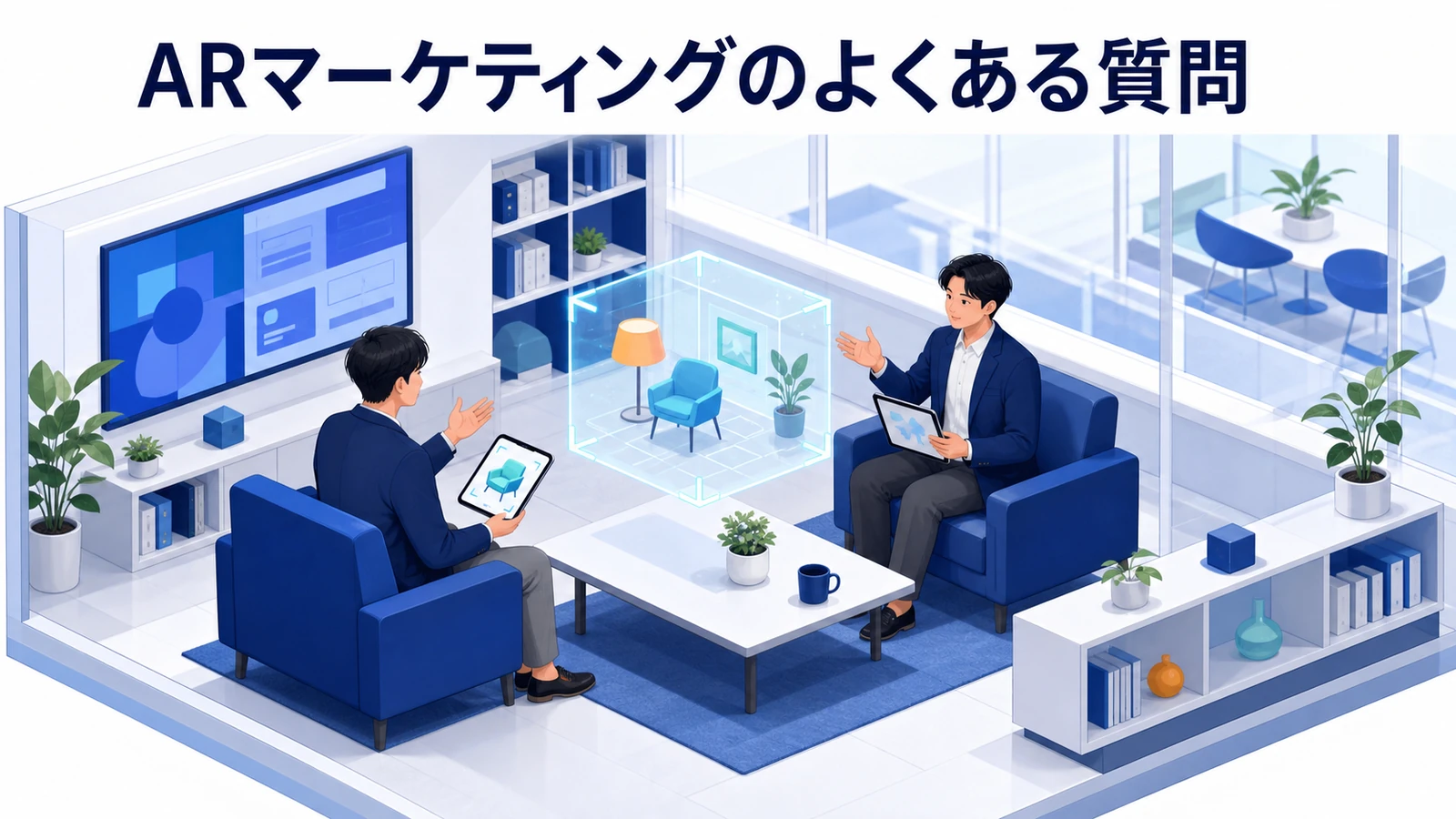 ARマーケティングのよくある質問を示すWeb広告運用