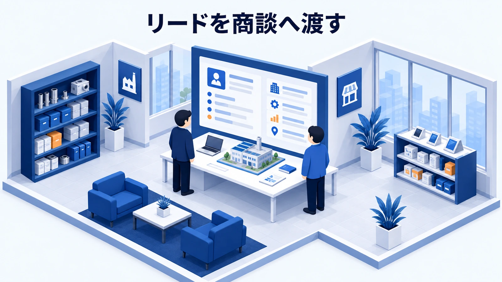 リードを商談へ渡す