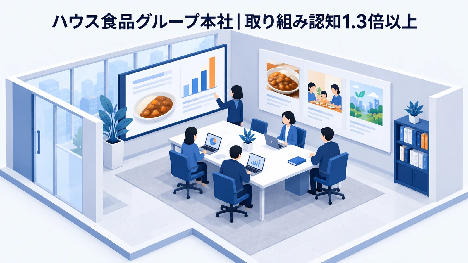 ハウス食品グループ本社の認知拡大事例