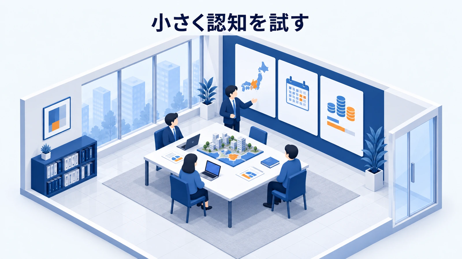 小さく認知を試す
