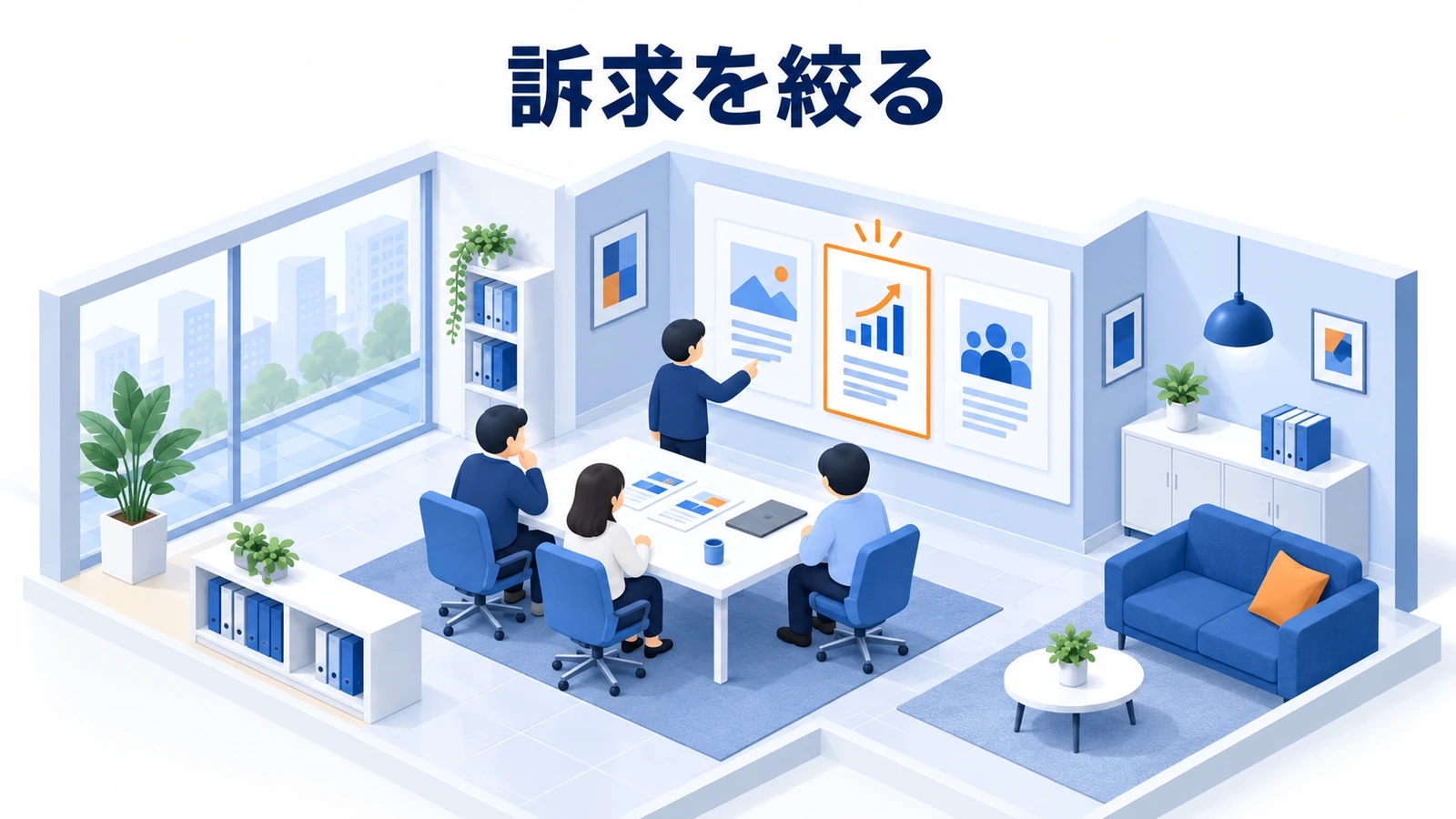 訴求を絞る