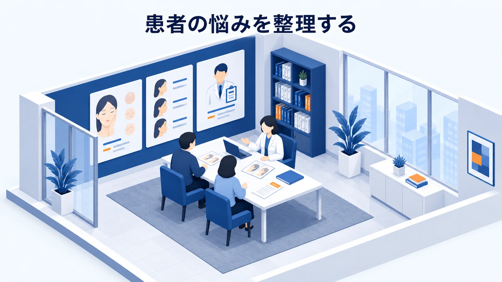 患者の悩みを整理する