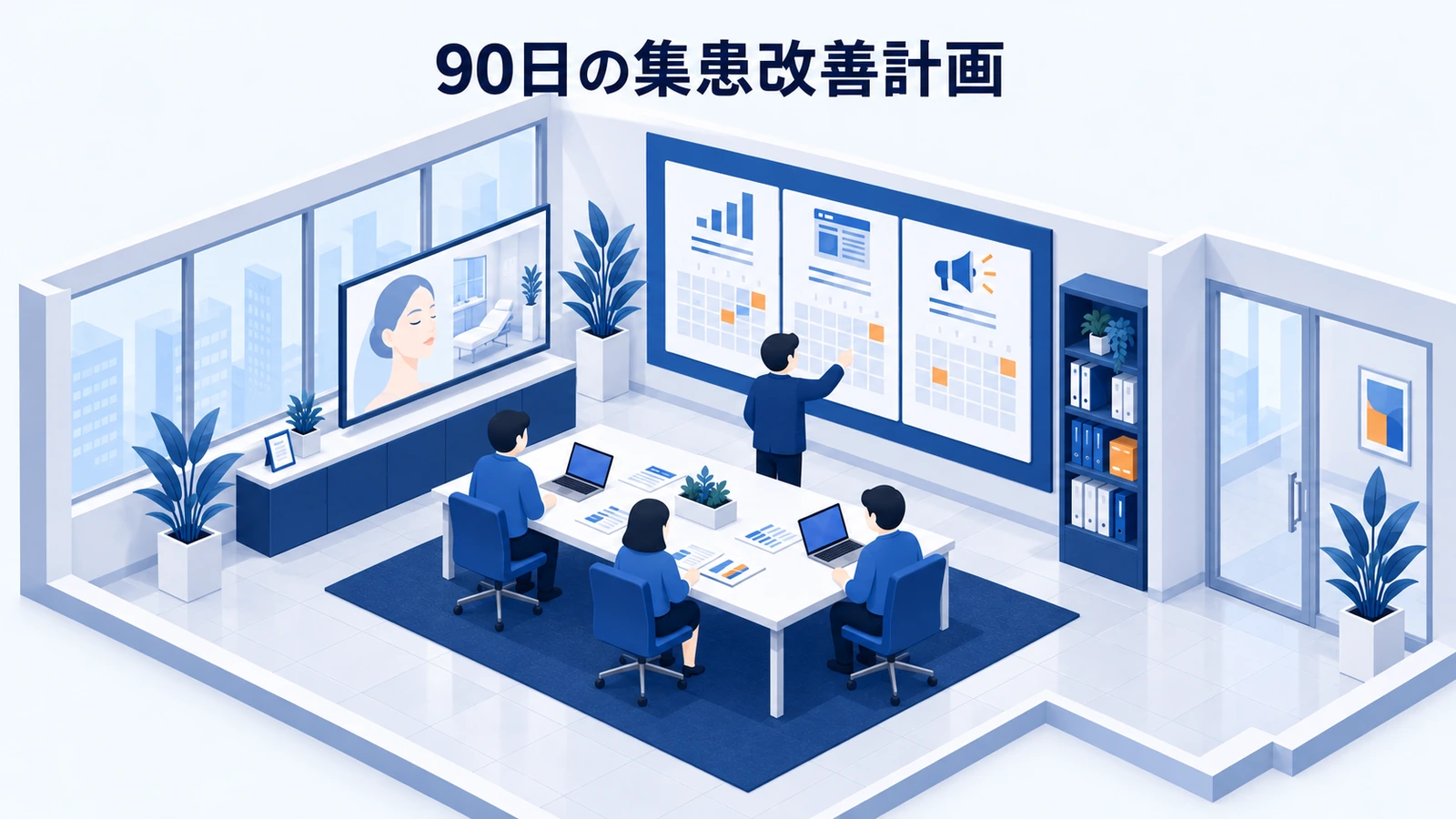 90日の集患改善計画
