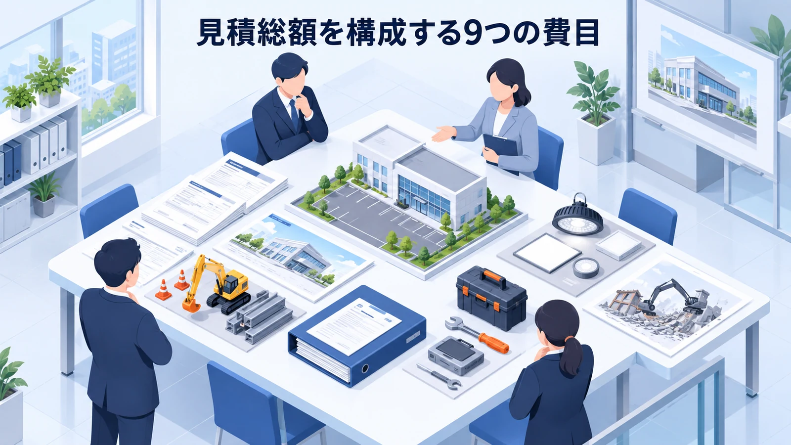 見積総額を構成する9つの費目を実務目線で整理