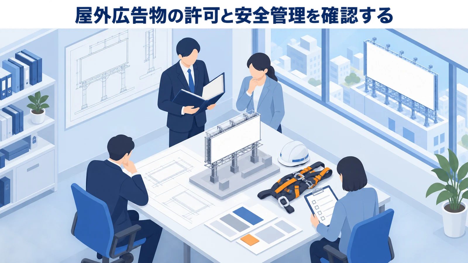 屋外広告物の許可と安全管理を確認するを実務目線で整理