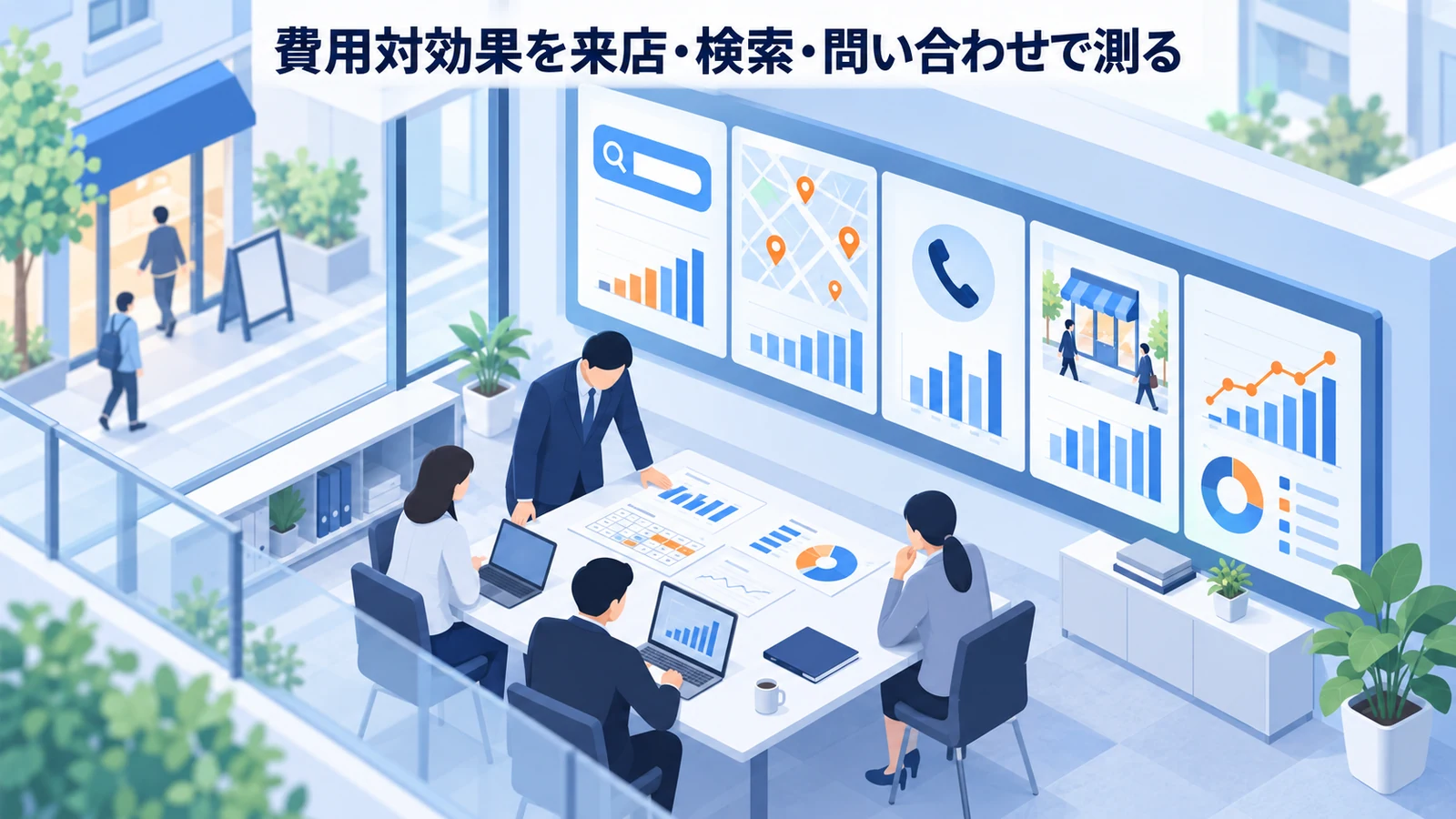 費用対効果を来店・検索・問い合わせで測るを実務目線で整理
