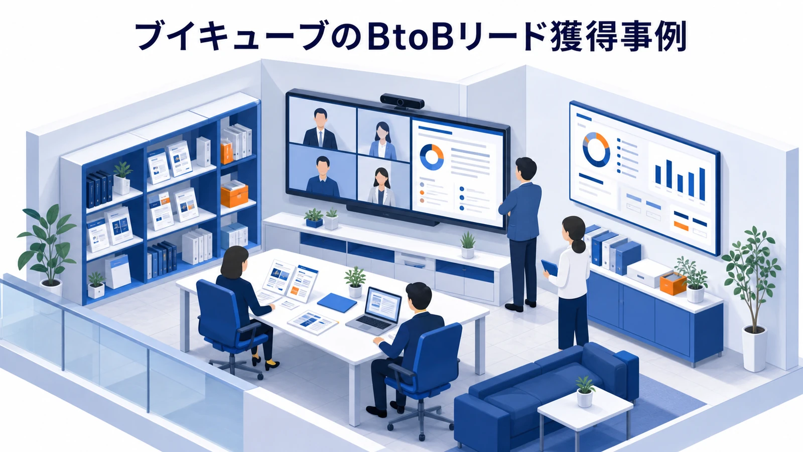 ブイキューブのBtoBリード獲得成功事例