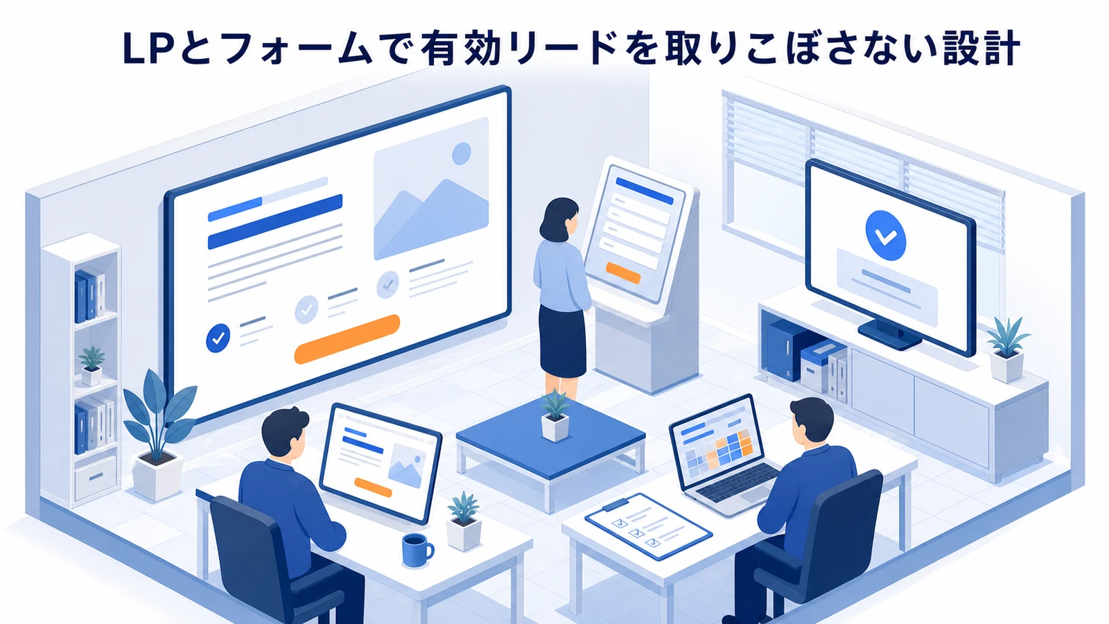 LPとフォームで有効リードを取りこぼさない設計