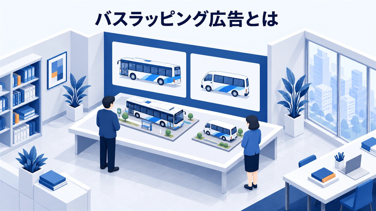 媒体枠への出稿と自社保有車両の施工を区別して整理します。