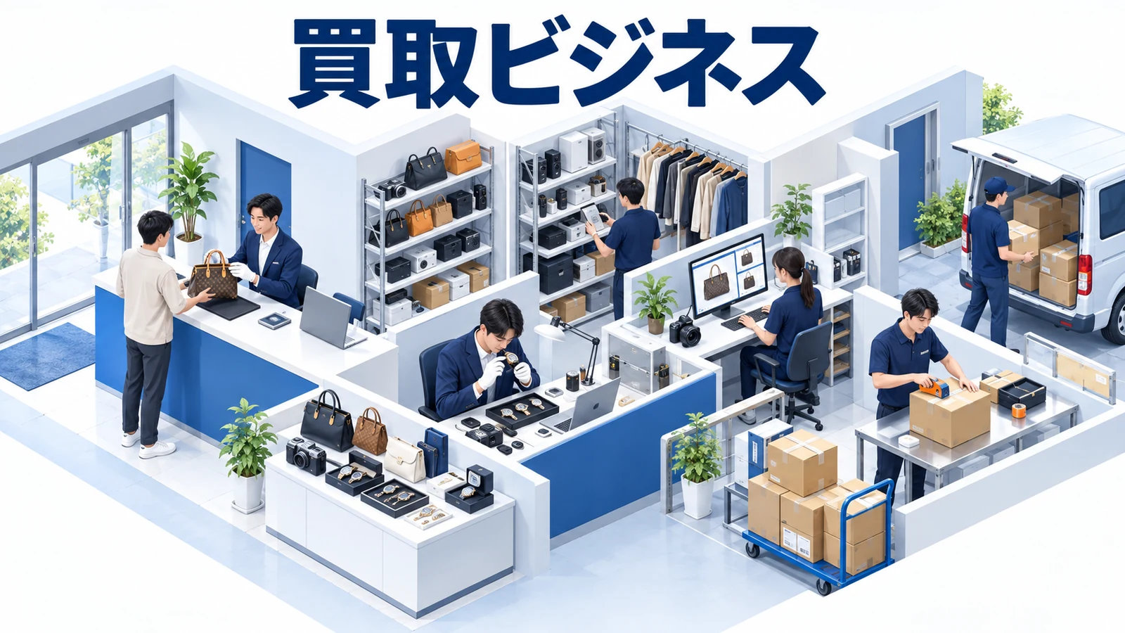 買取ビジネスを整理したImage 2.0図解