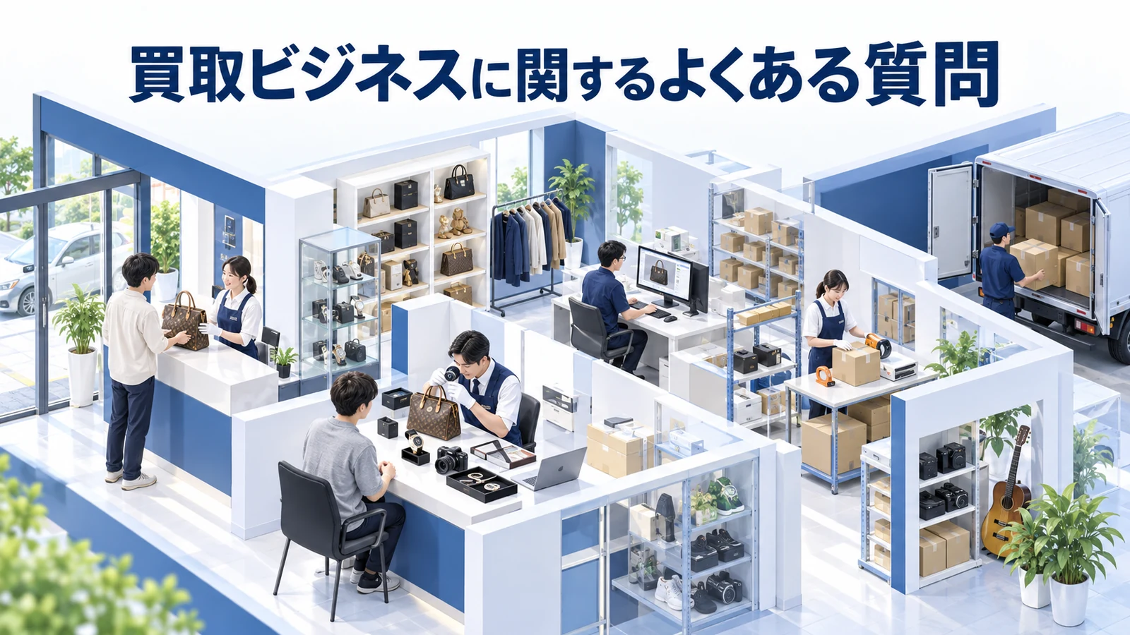 買取ビジネスの疑問を整理したImage 2.0図解
