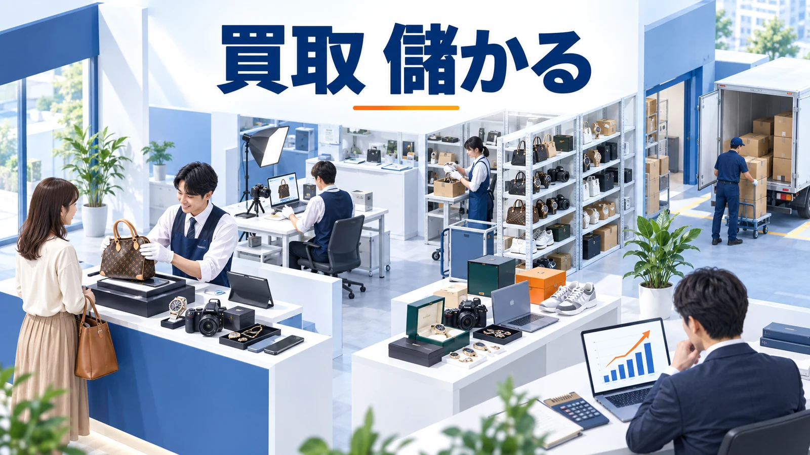 買取 儲かるを整理したImage 2.0図解