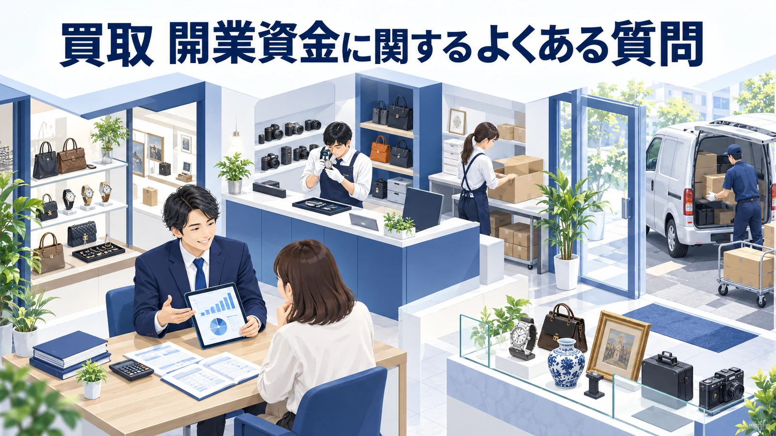 買取 開業資金の疑問を整理したImage 2.0図解