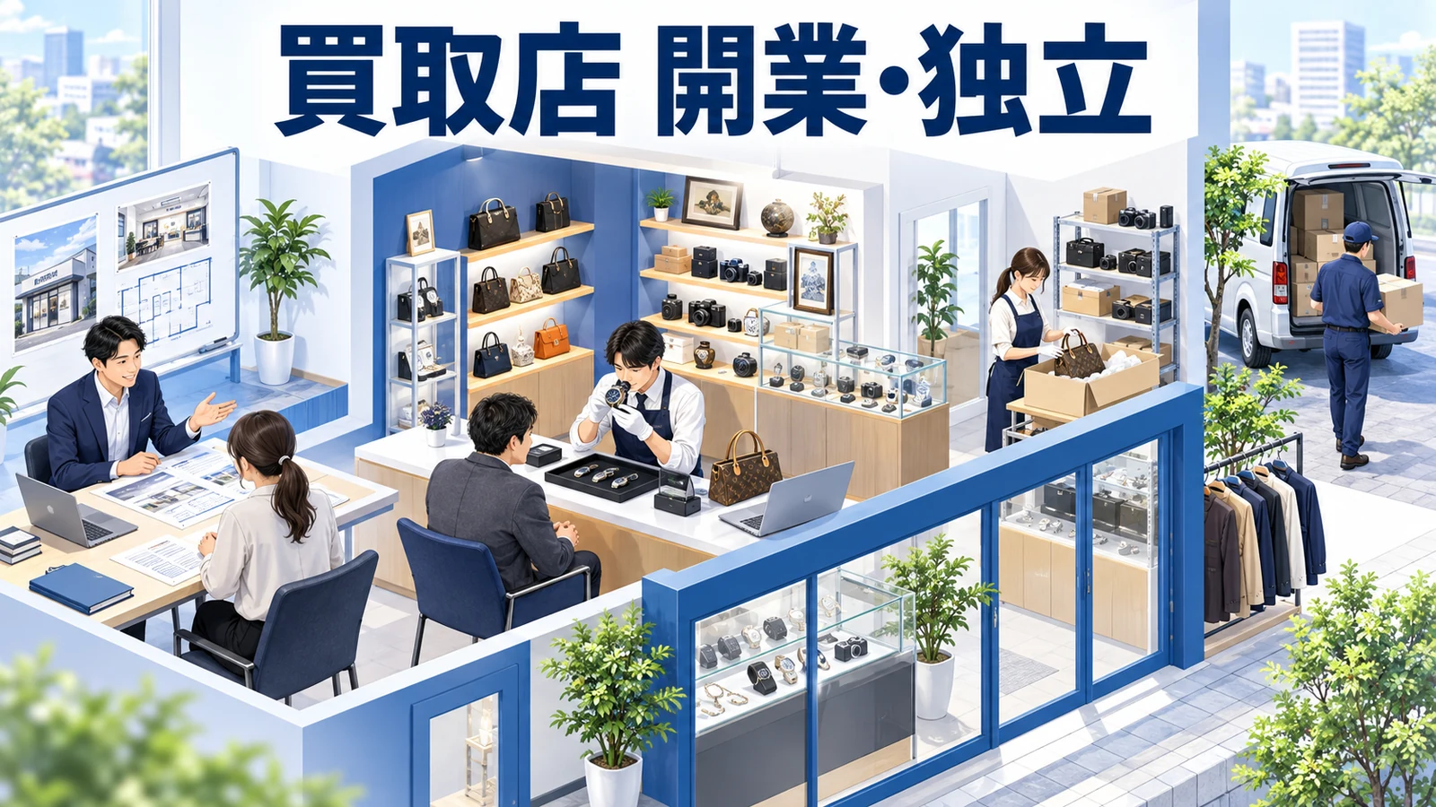 買取店 開業・独立を整理したImage 2.0図解