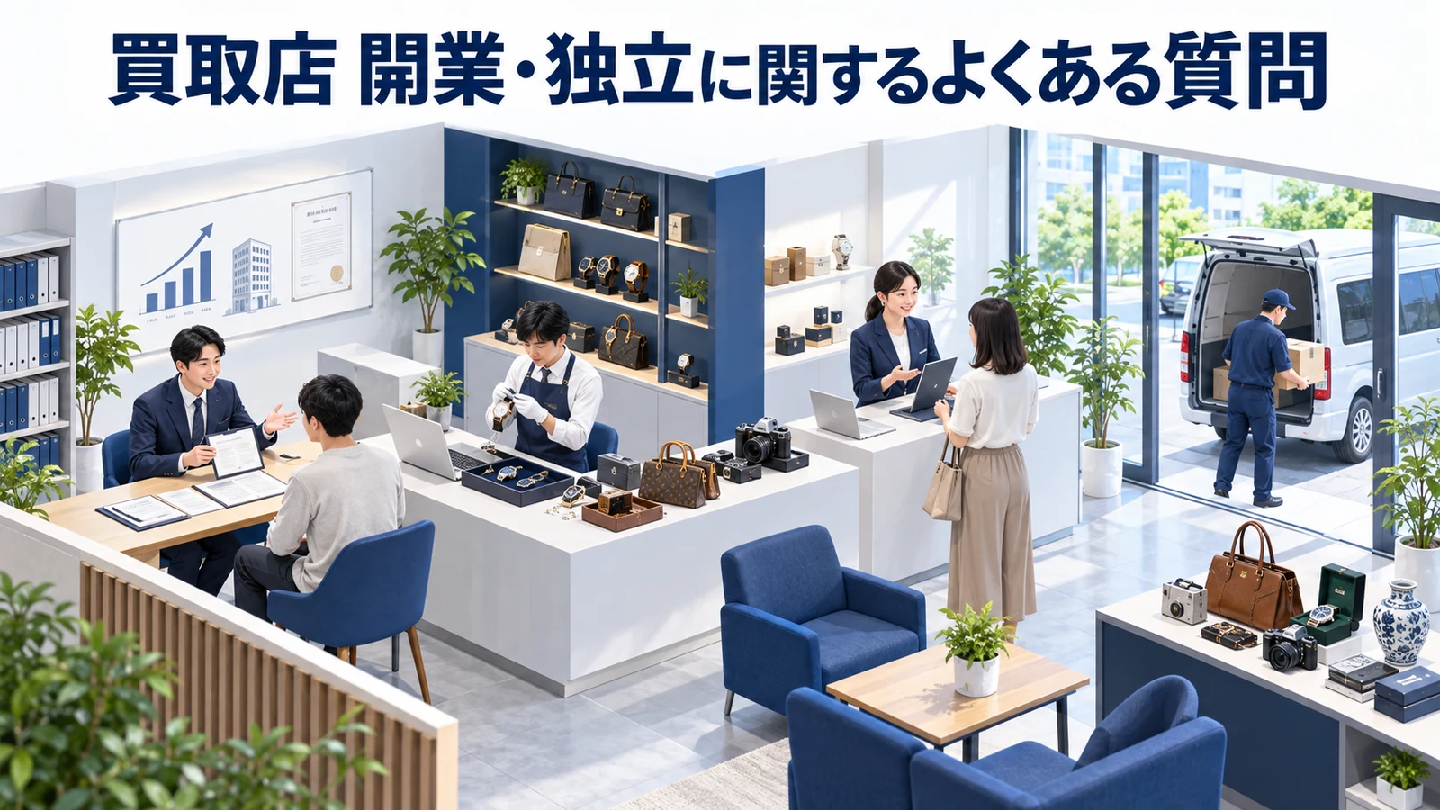 買取店 開業・独立の疑問を整理したImage 2.0図解