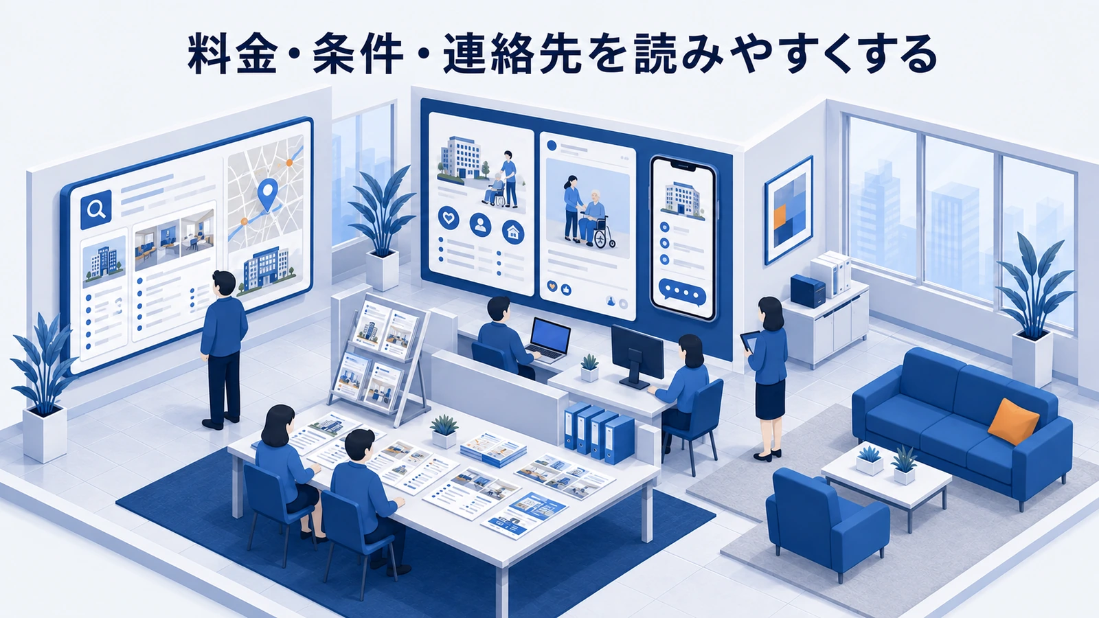 料金・条件・連絡先を読みやすくするを整理したImage 2.0図解