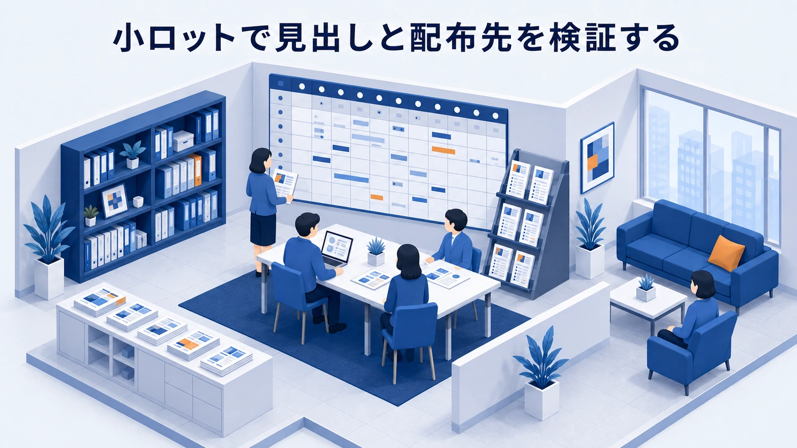 小ロットで見出しと配布先を検証するを整理したImage 2.0図解