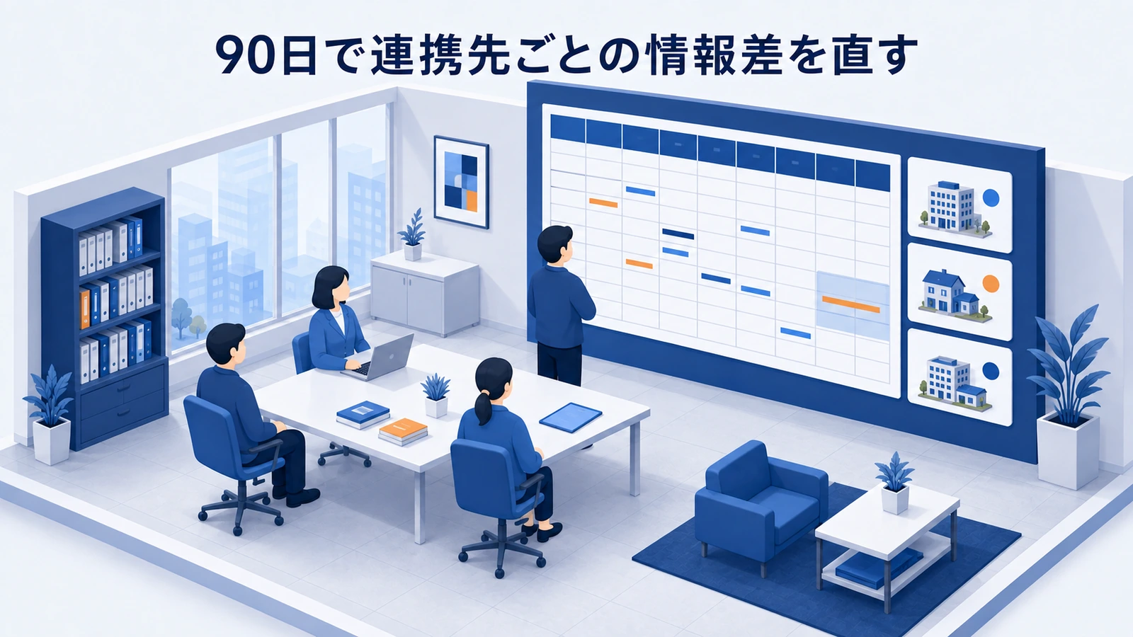 90日で連携先ごとの情報差を直すを整理したImage 2.0図解
