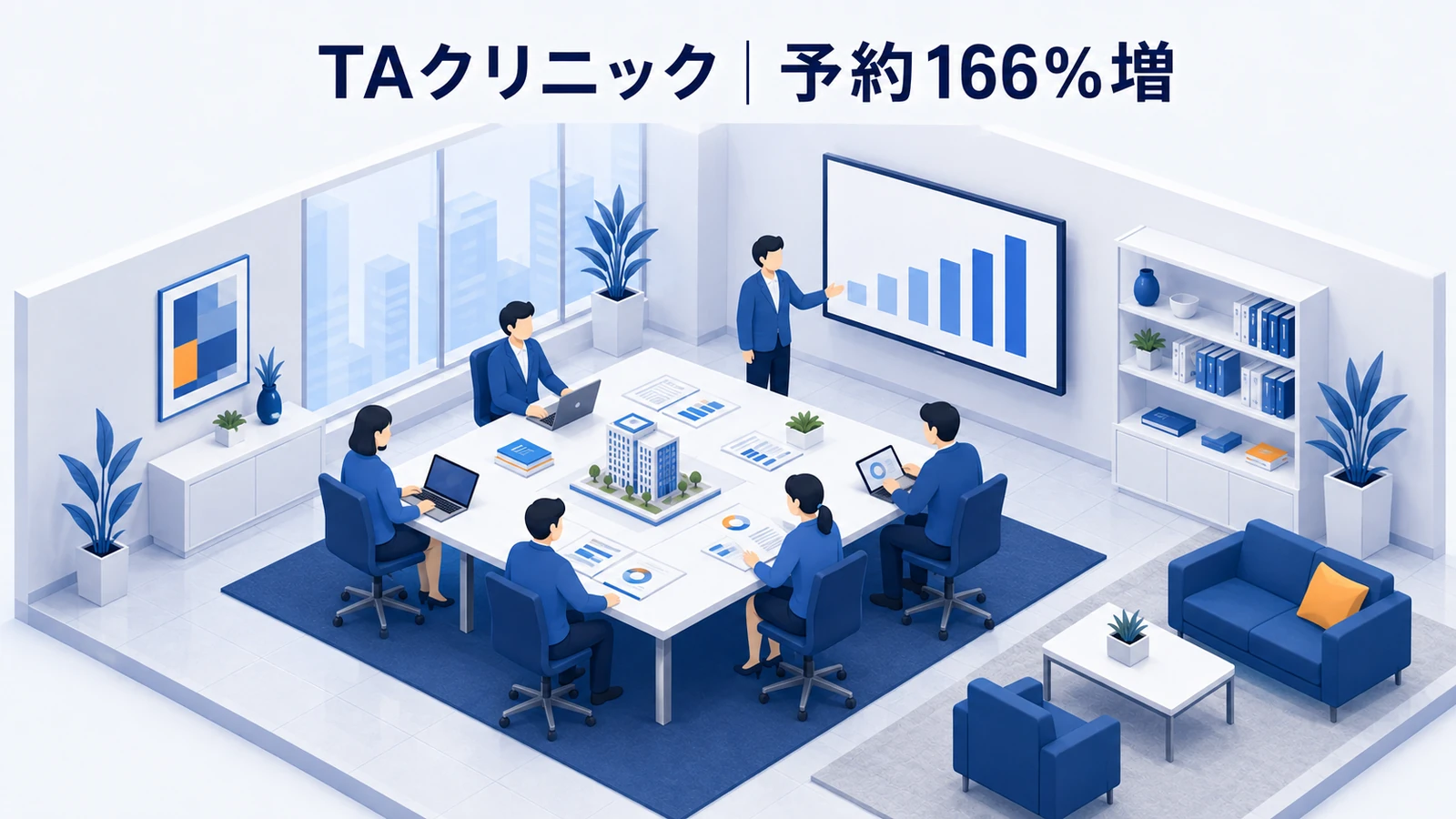 TAクリニックグループ｜予約数166％増、ROAS1.34倍のクリニック集客成功事例