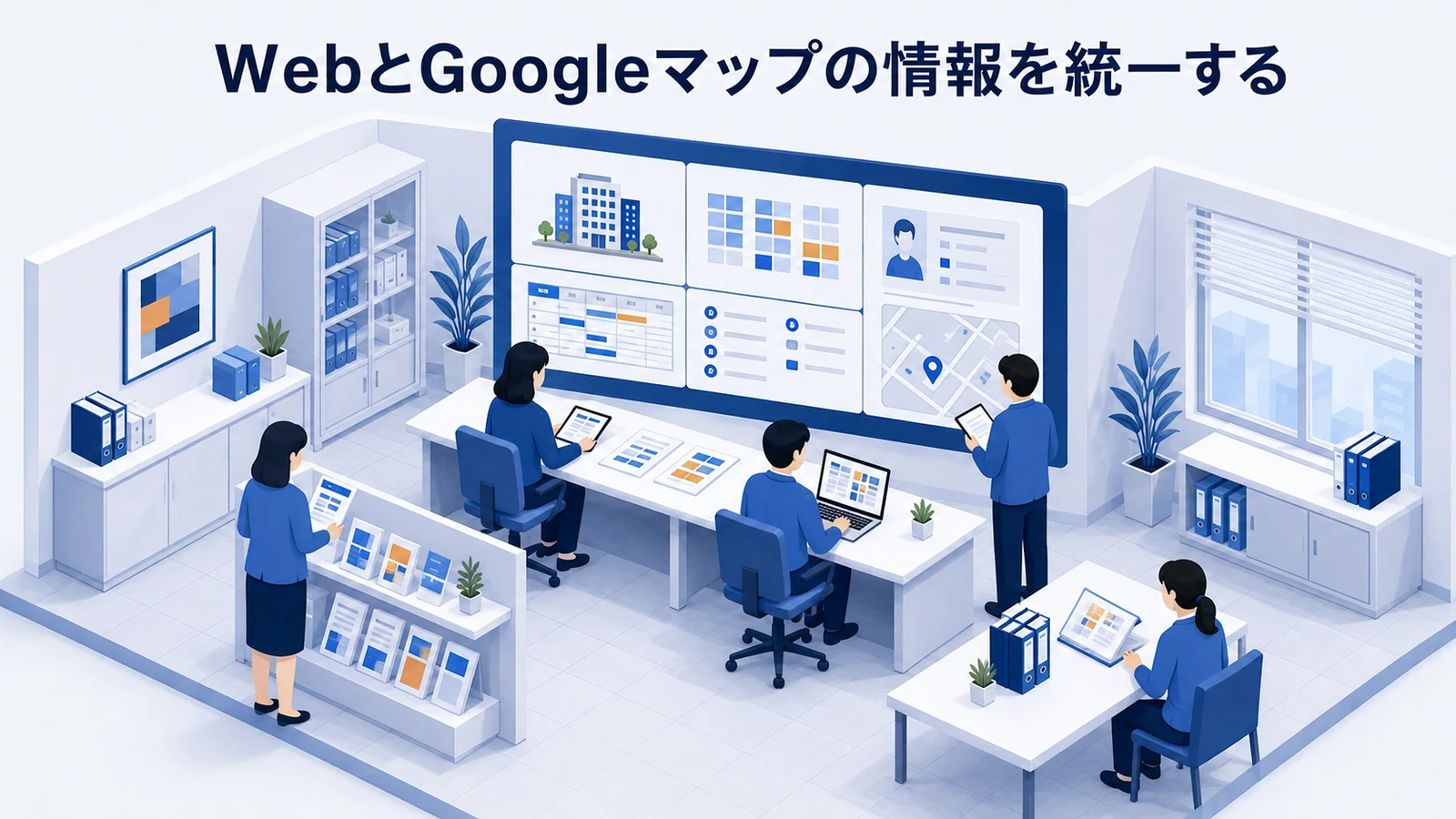 WebサイトとGoogleマップの情報を統一する