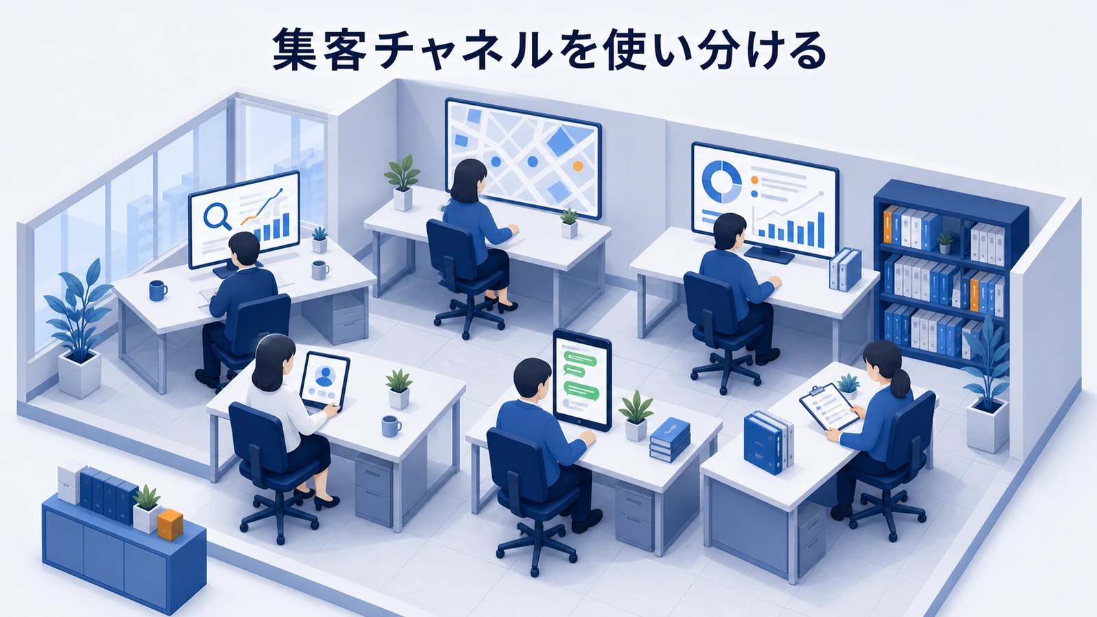クリニック集客チャネルを使い分ける