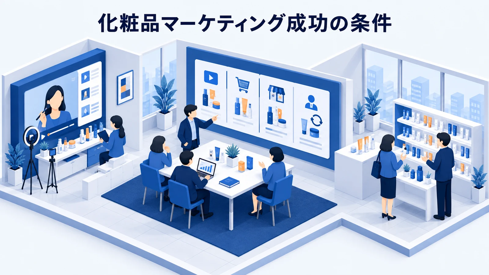 化粧品マーケティング成功の条件