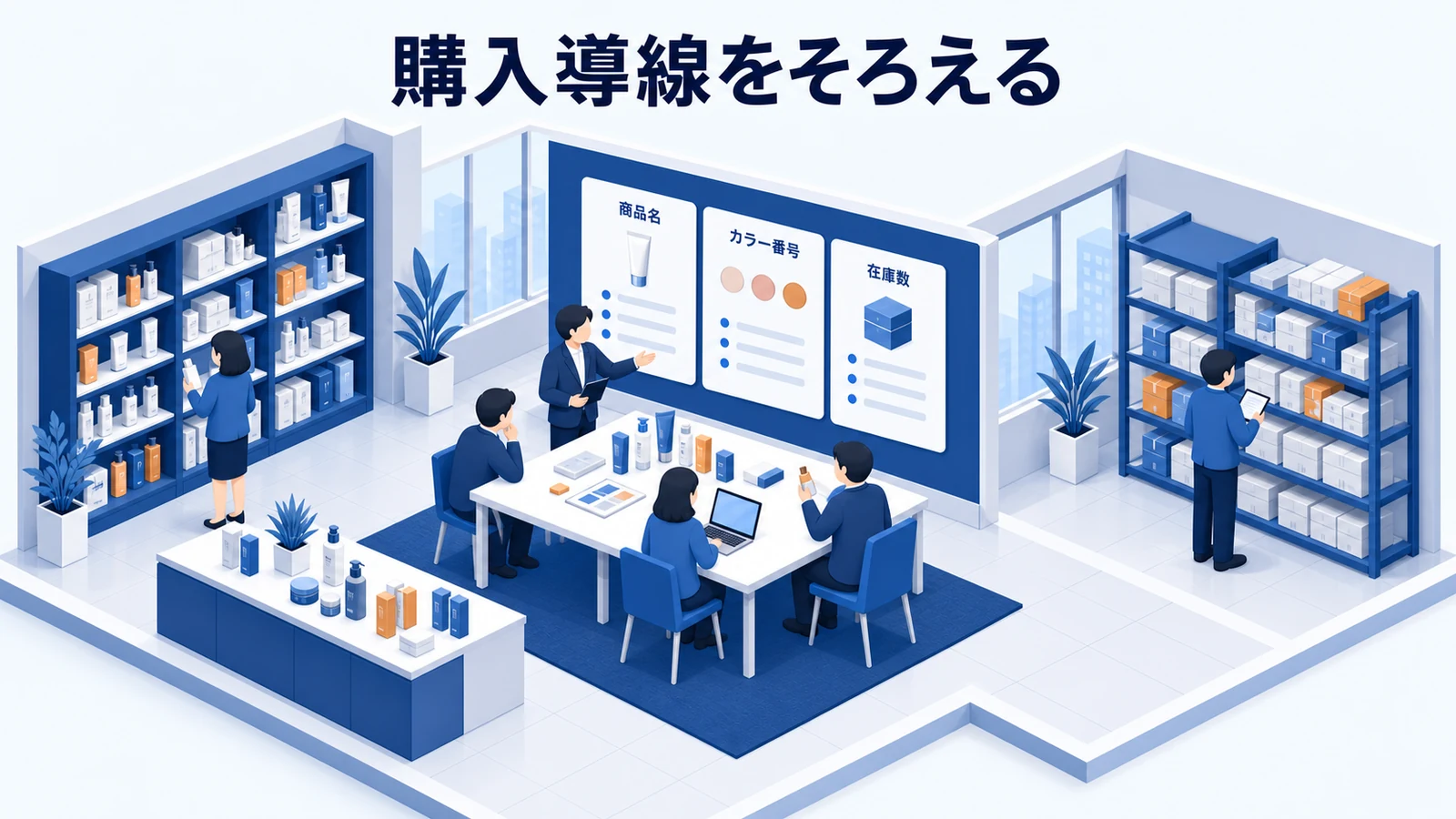 購入導線をそろえる