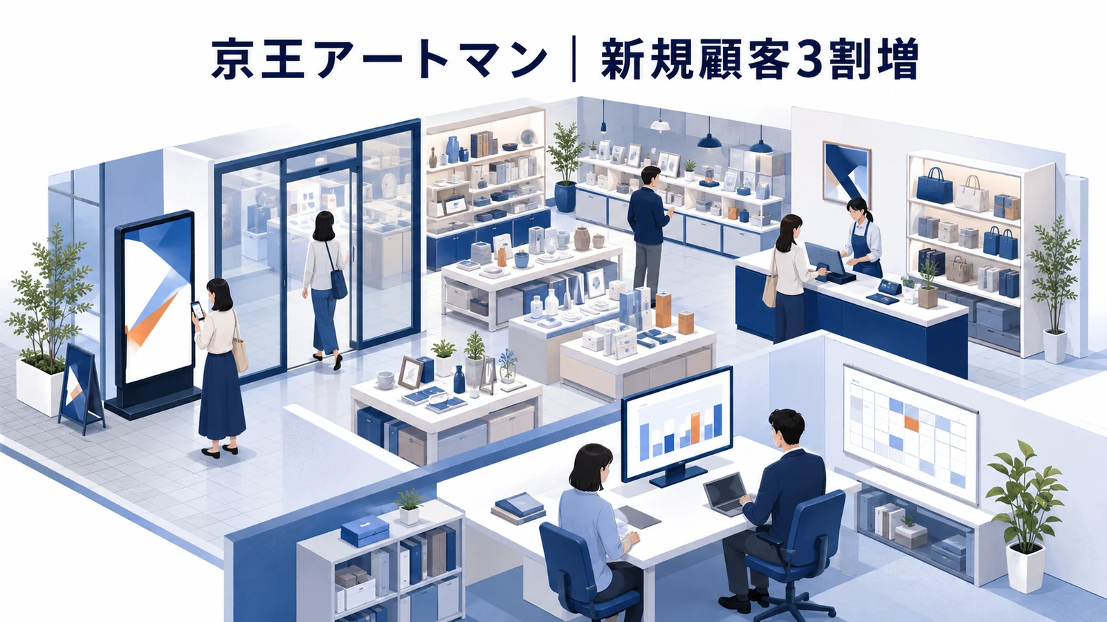 京王アートマン｜新規顧客誘導3割増、決済総額1.6倍のクーポン集客成功事例