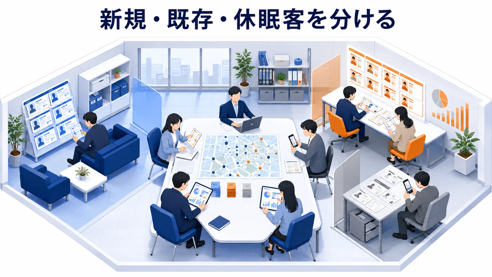 新規・既存・休眠客でクーポンを分ける