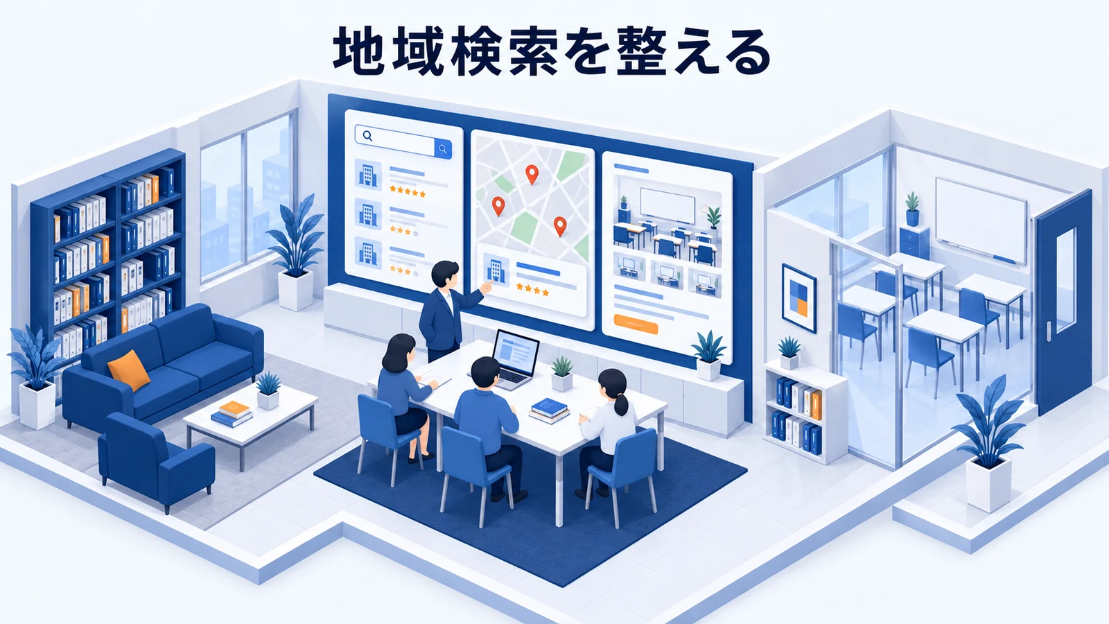 地域検索を整える
