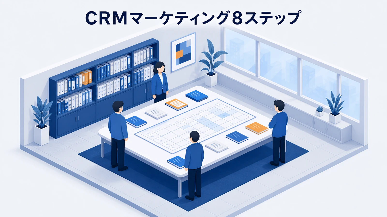 CRMマーケティングを始める8ステップ